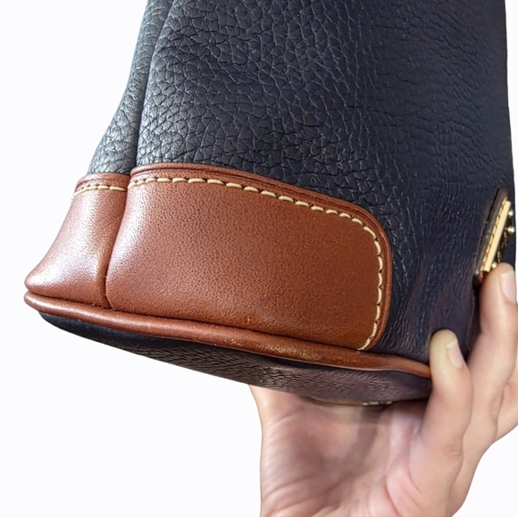 Dooney & Bourke Navy Pebble Leather Crossbody Bag - Picture 11 of 15